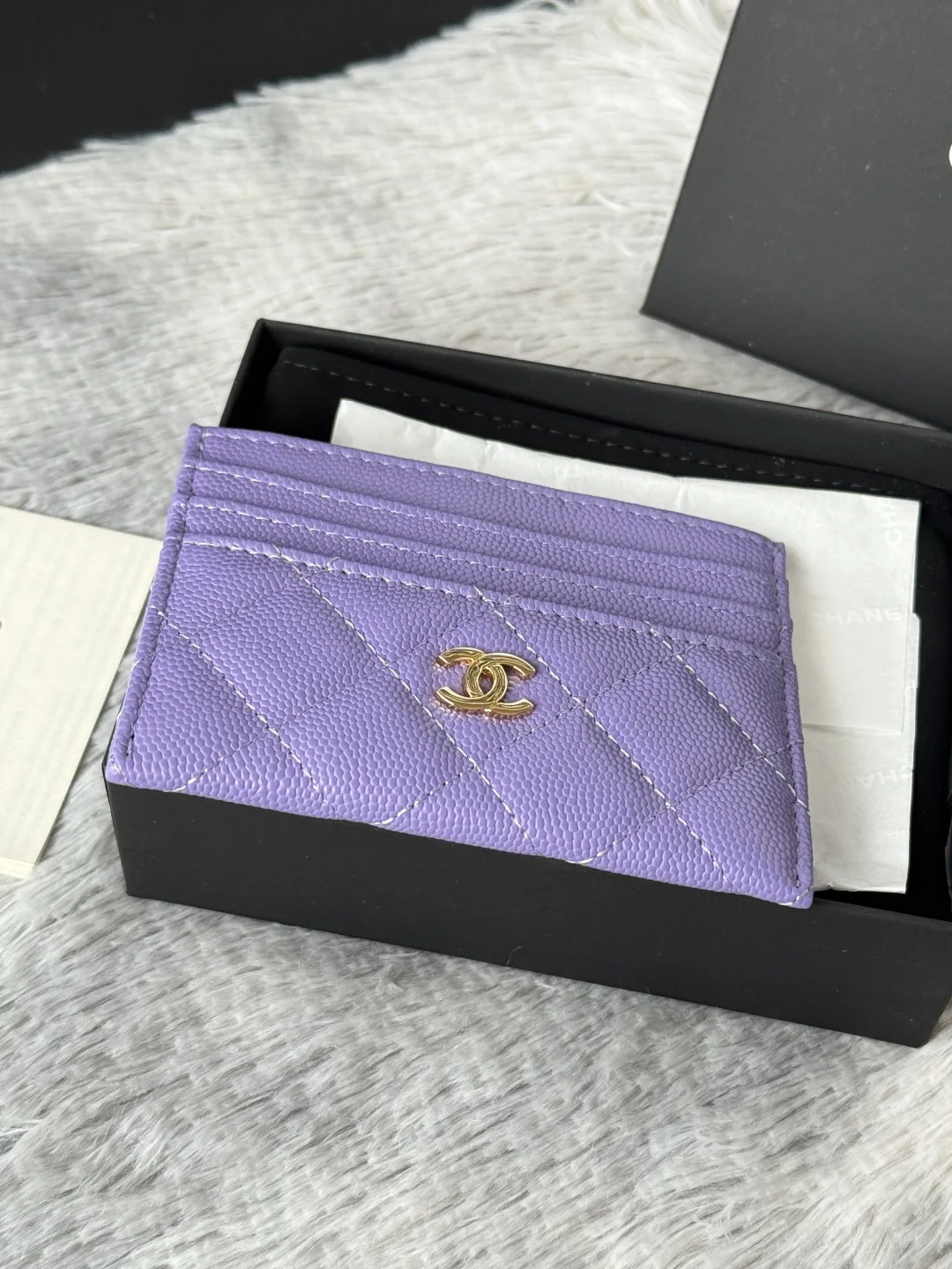 Chanel AP4472 2025 Cowhide Card Holder - Detail view 5