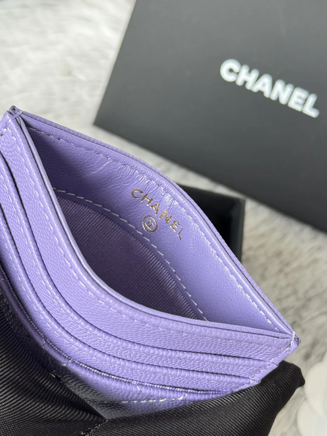 Chanel AP4472 2025 Cowhide Card Holder - Detail view 8