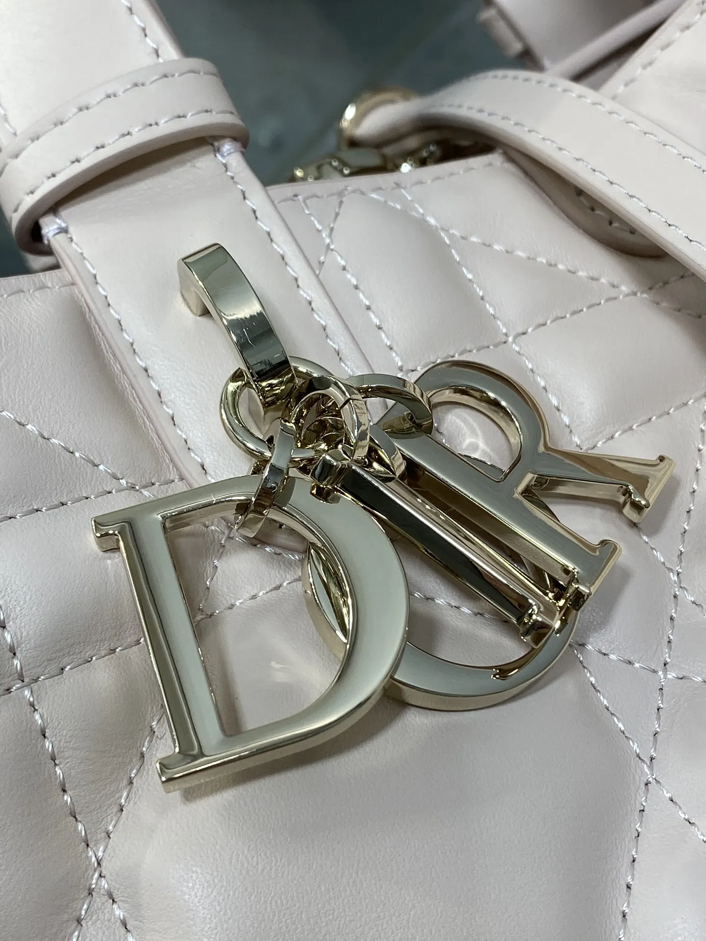 迪奥胭脂粉Toujours系列 中号 女士手提包 - 细节图 2