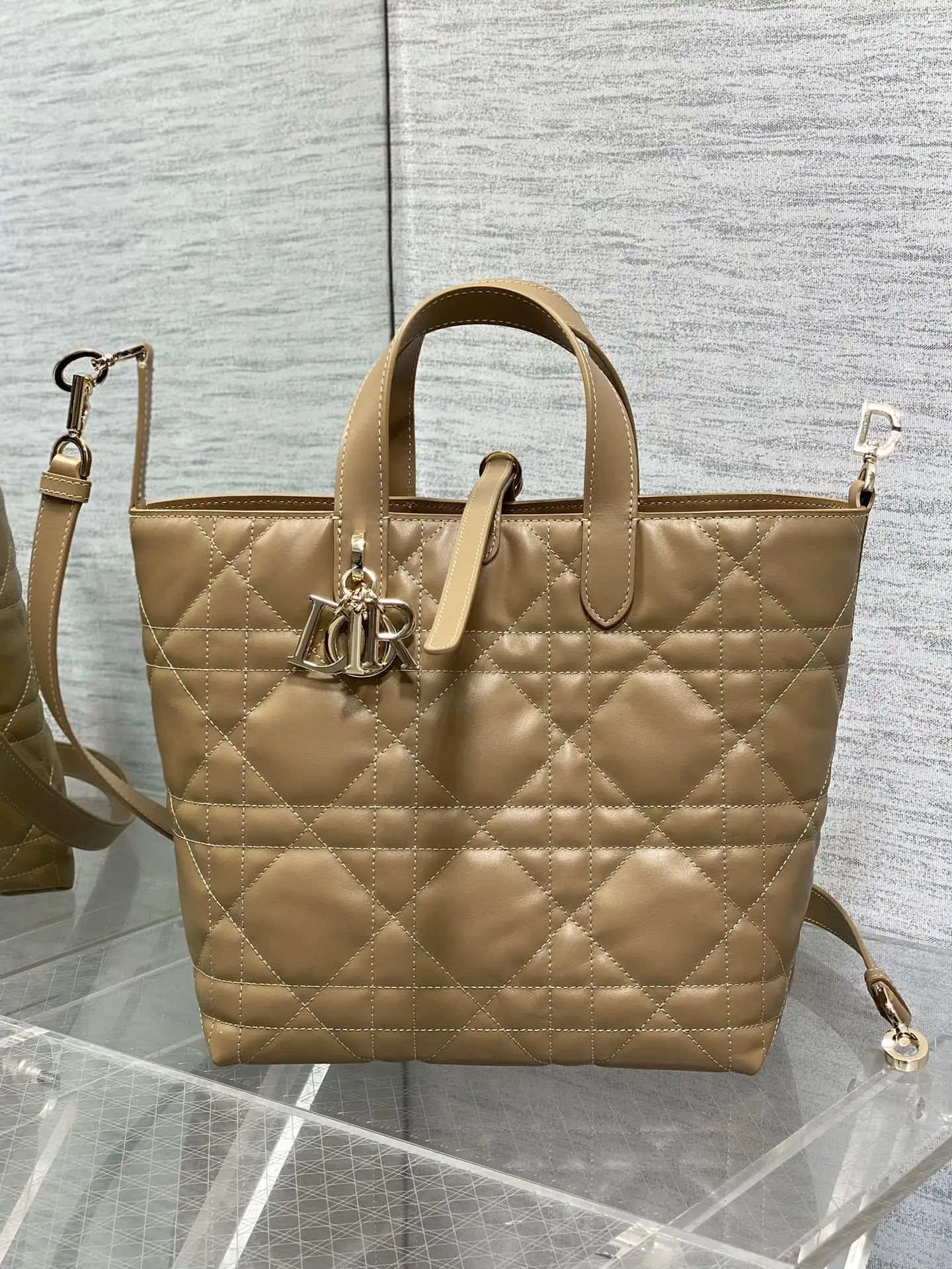 Dior Caramel Toujours Vertical Medium Handbag - Detail view 2
