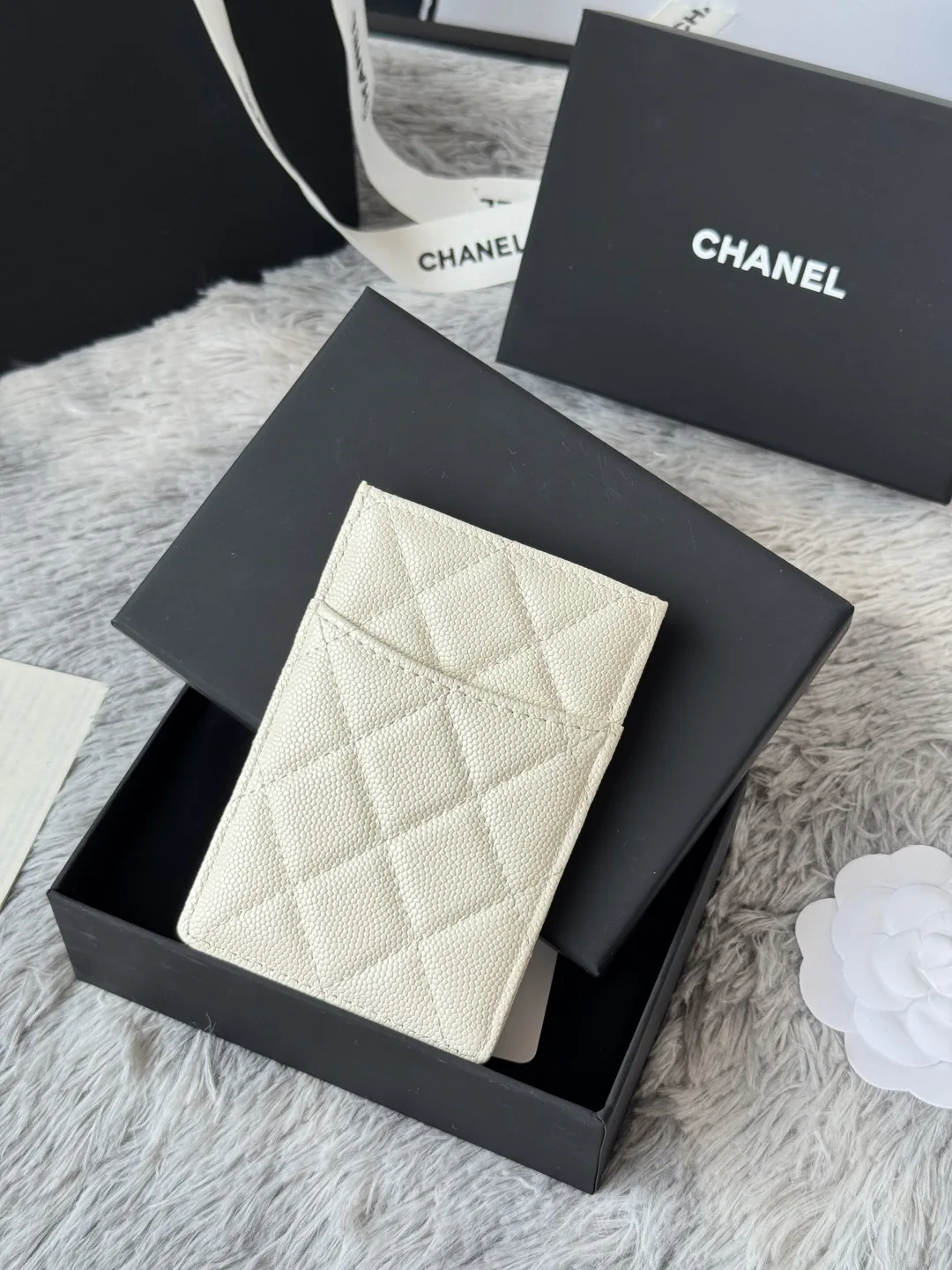 Chanel AP0223 Ultra Mini Lambskin Cardholder - Detail view 3