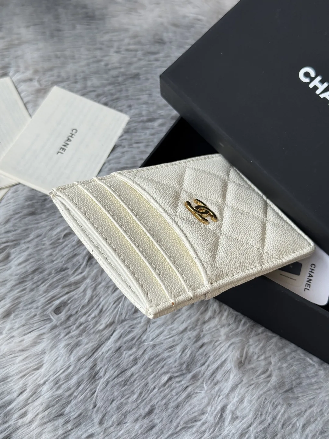 Chanel AP0223 Ultra Mini Lambskin Cardholder - Detail view 5