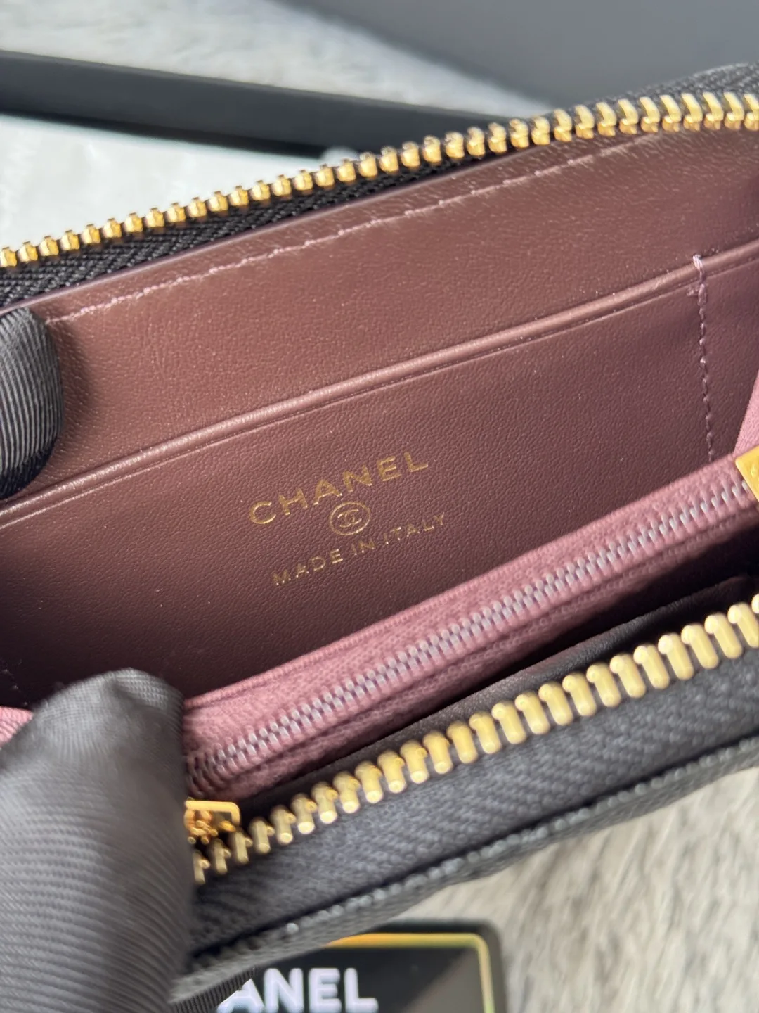 香奈儿3686 中号 加大款拉链包 - 细节图 9