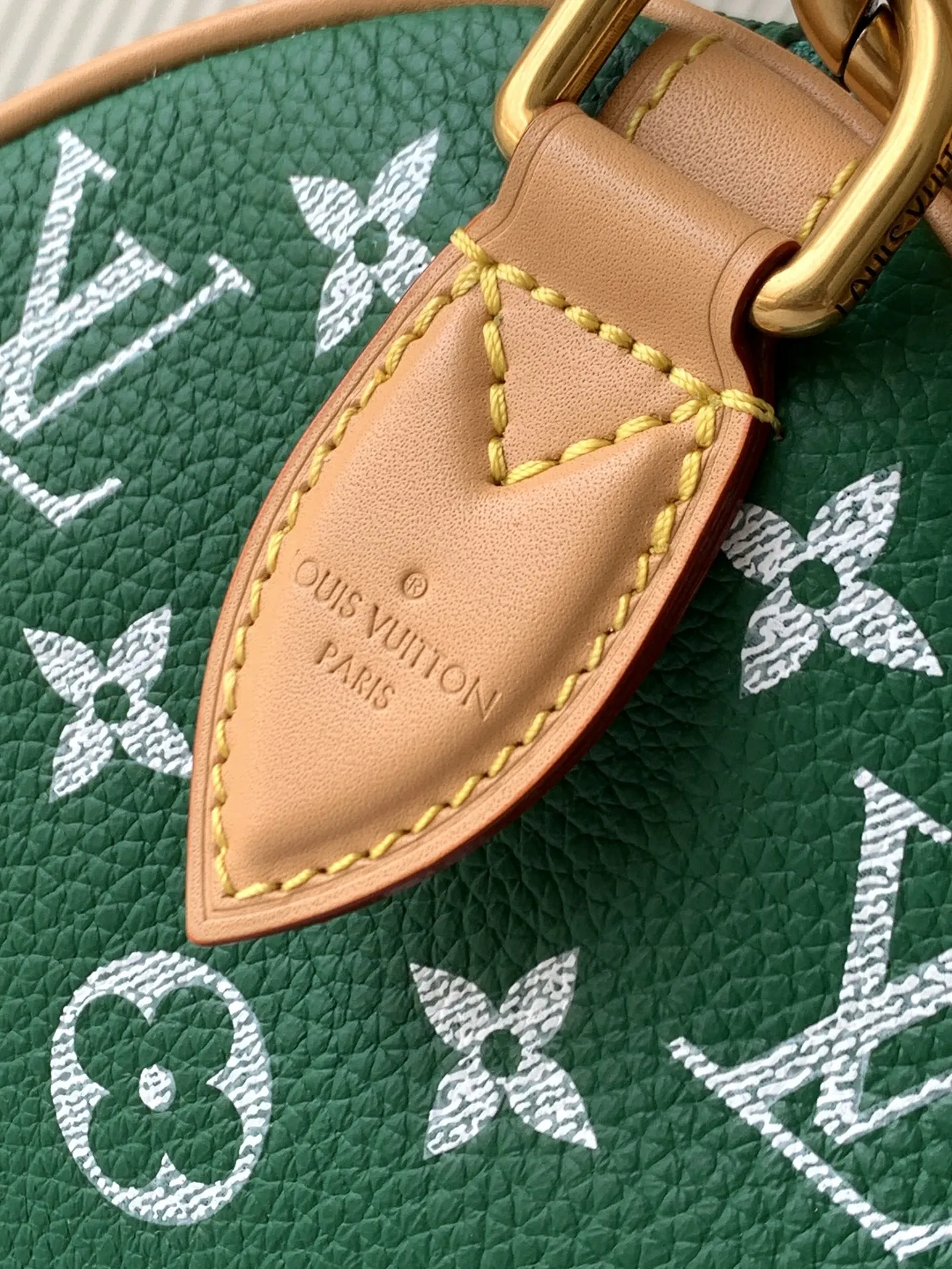 Louis Vuitton M24423 Green Speedy P9 Bandouliere 25 Bag - Detail view 7