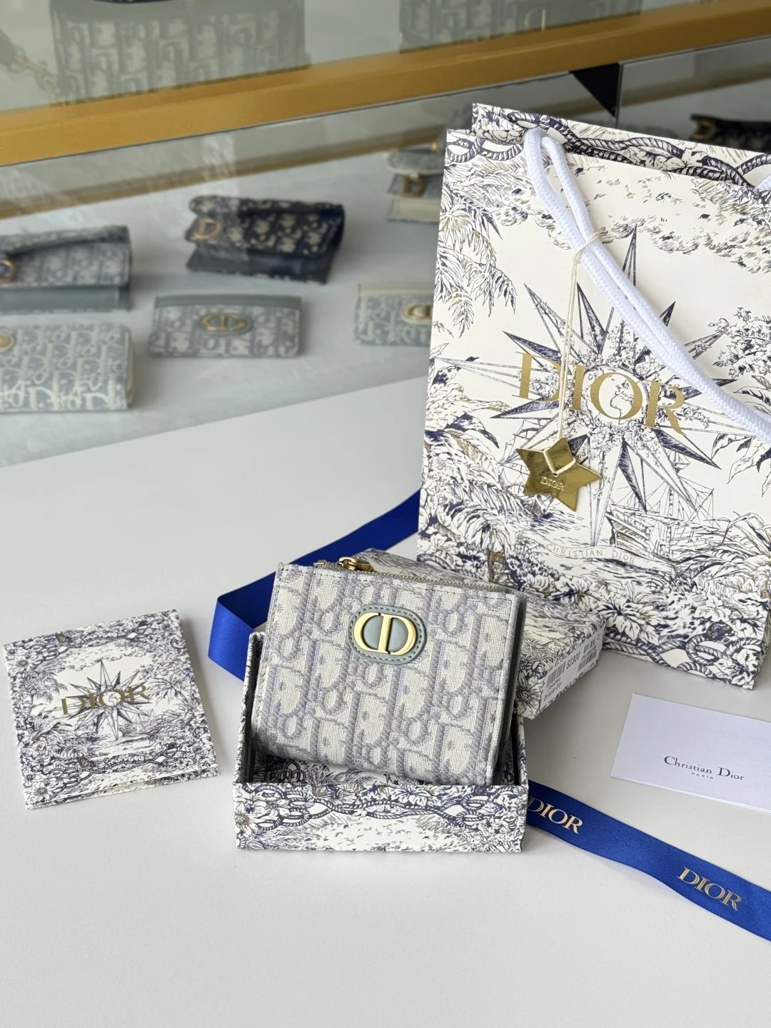 Dior S2197UBHZ_M928 Dior Caro Dahlia Wallet - Detail view 1