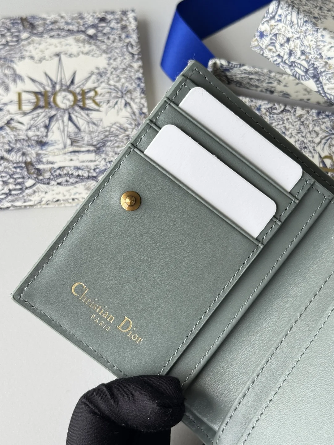 Dior S2197UBHZ_M928 Dior Caro Dahlia Wallet - Detail view 9