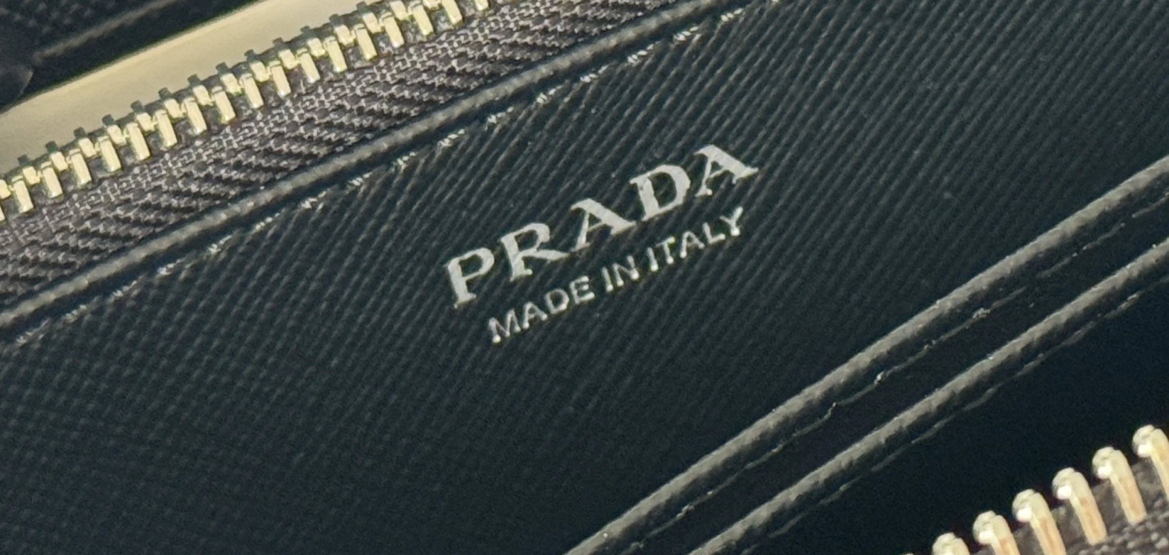 Prada 1ML506 Saffiano Leather Zip-Around Wallet - Detail view 12