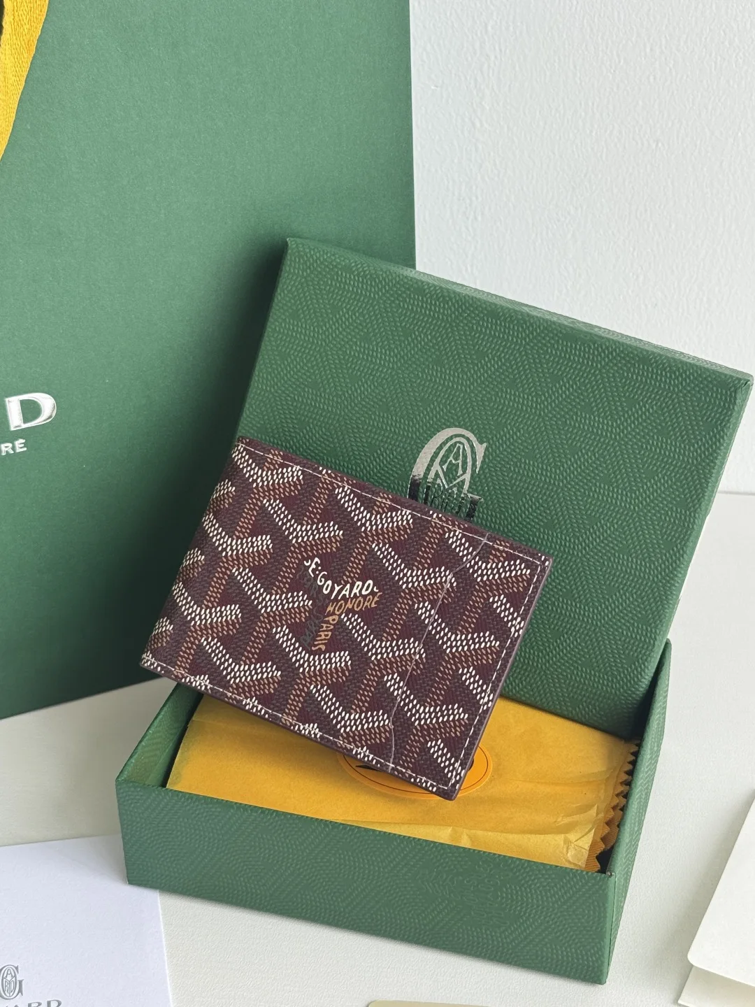 Goyard 3311 Insert Victoire Check Card Holder Card Case - Detail view 2