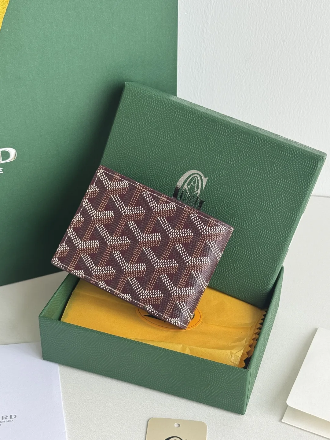 Goyard 3311 Insert Victoire Check Card Holder Card Case - Detail view 3