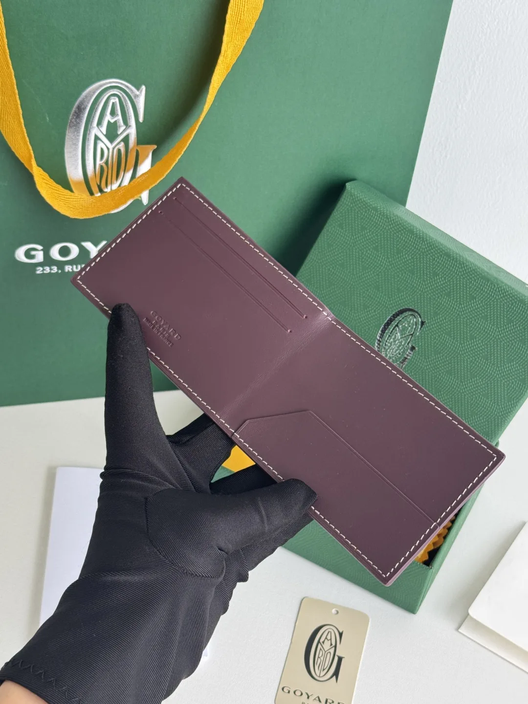 Goyard 3311 Insert Victoire Check Card Holder Card Case - Detail view 7