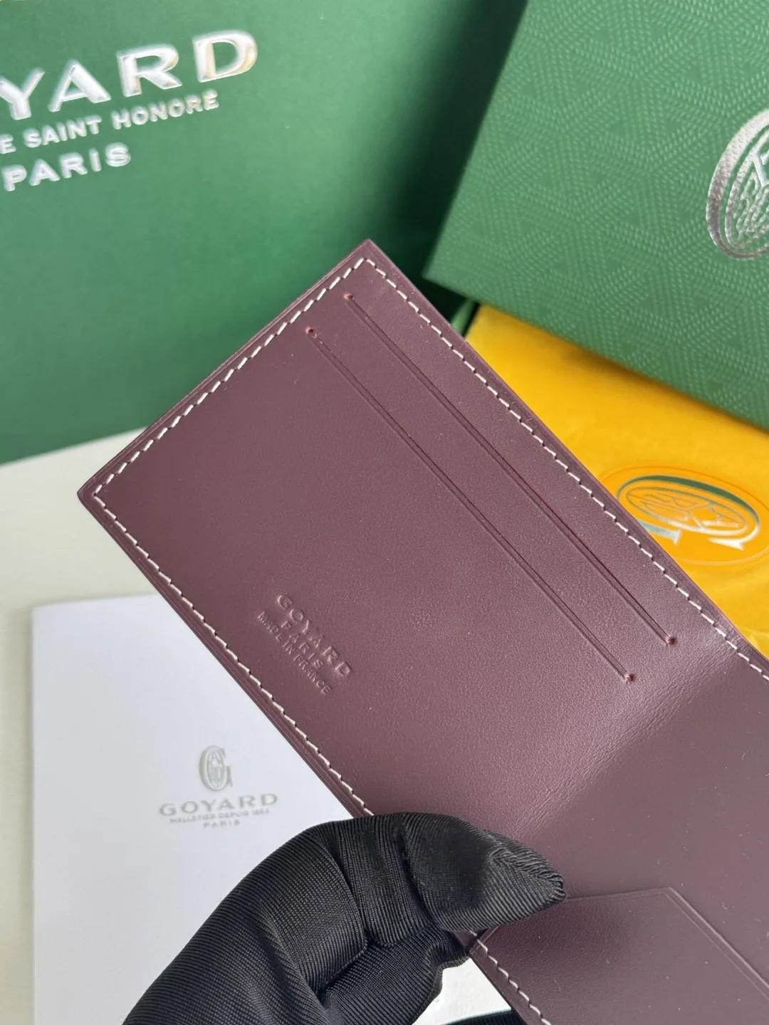 Goyard 3311 Insert Victoire Check Card Holder Card Case - Detail view 8