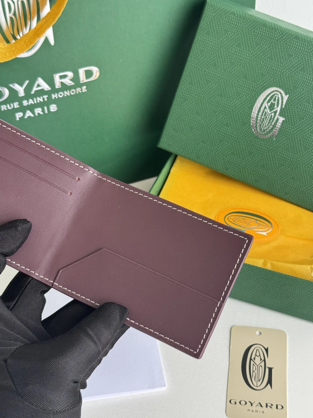 Goyard 3311 Insert Victoire Check Card Holder Card Case - Detail view 9