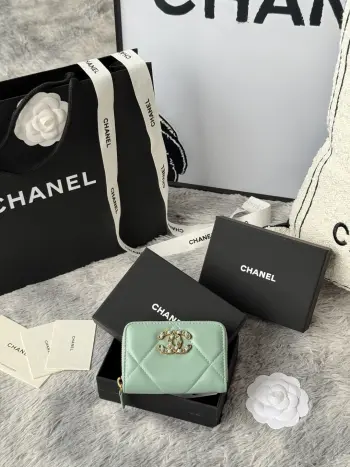 AP0949 Diamond Quilted Small Zip Coin Purse