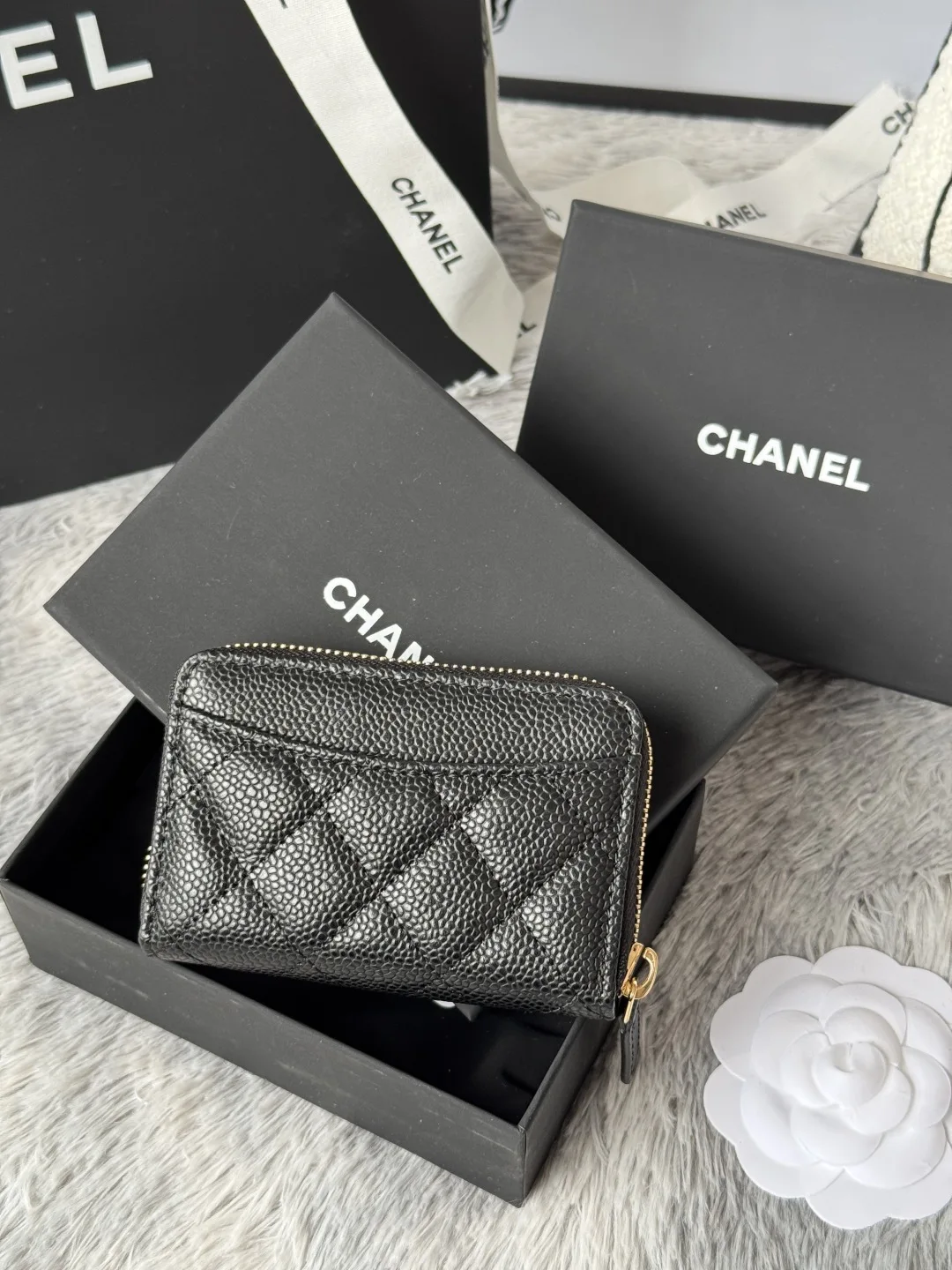 Chanel AP0216 Zipper Coin Purse - Detail view 3