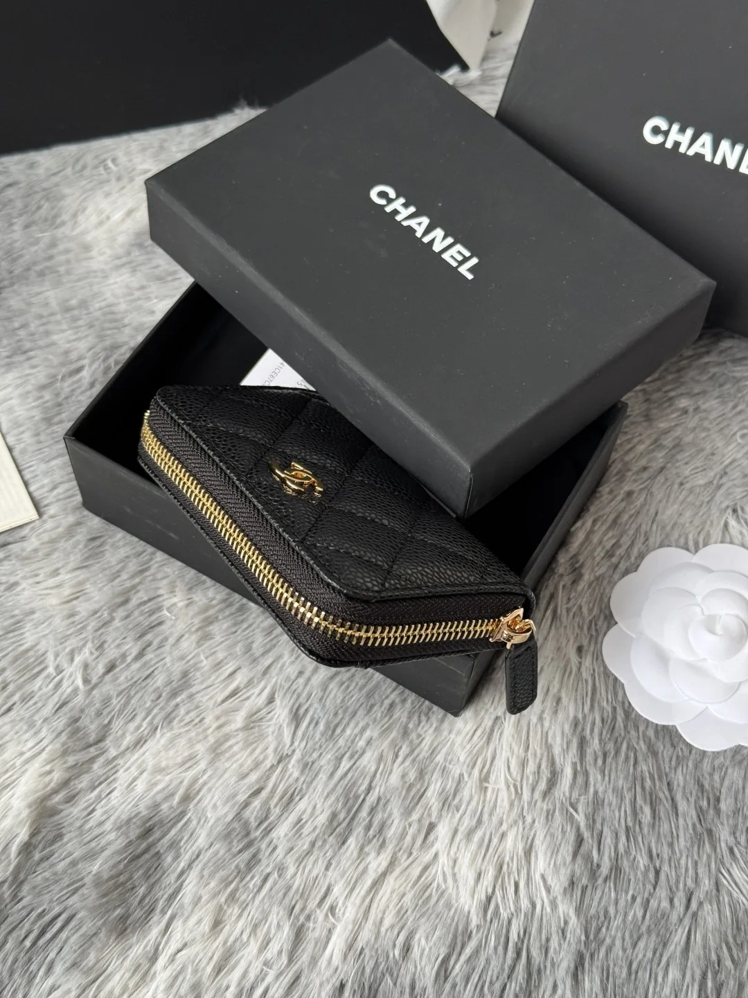 Chanel AP0216 Zipper Coin Purse - Detail view 4