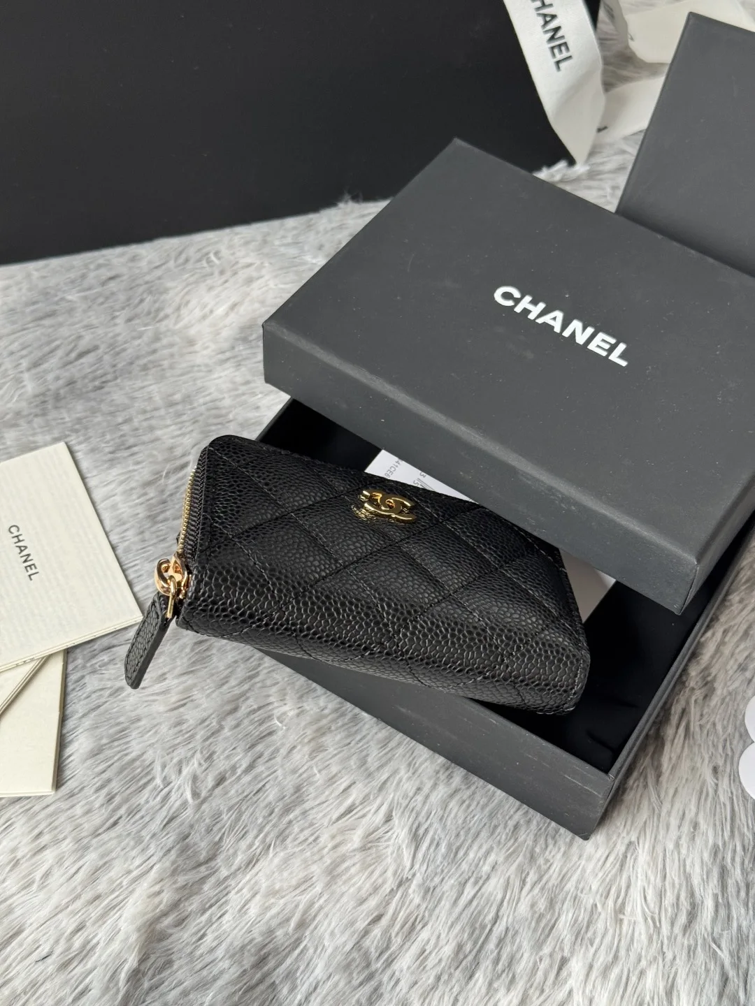 Chanel AP0216 Zipper Coin Purse - Detail view 5