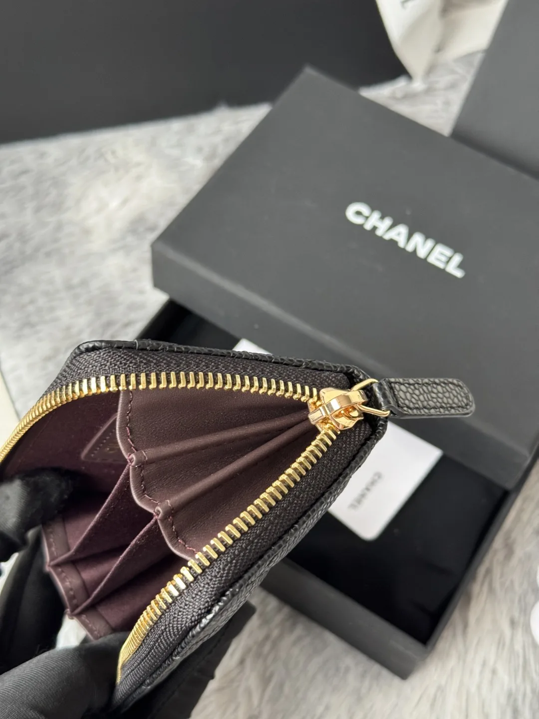 Chanel AP0216 Zipper Coin Purse - Detail view 9