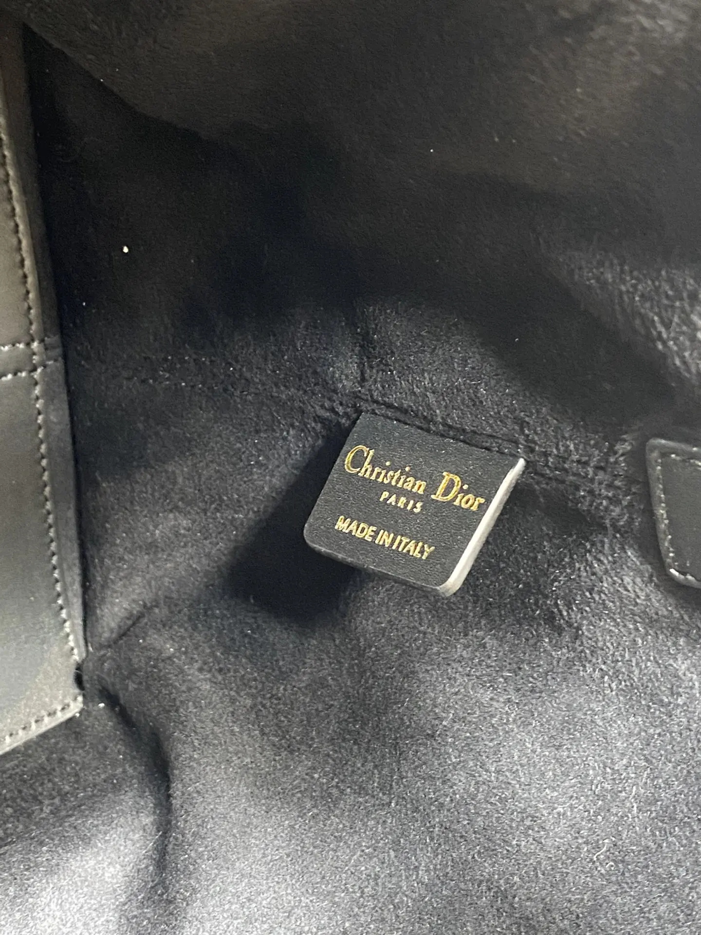 迪奥黑色Toujours系列 中号 女士手提包 - 细节图 9