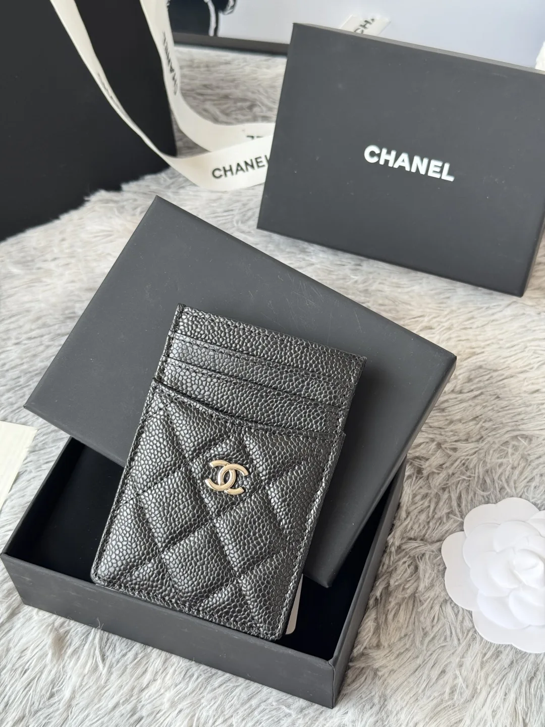 Chanel AP0223 Ultra Mini Lambskin Cardholder - Detail view 2
