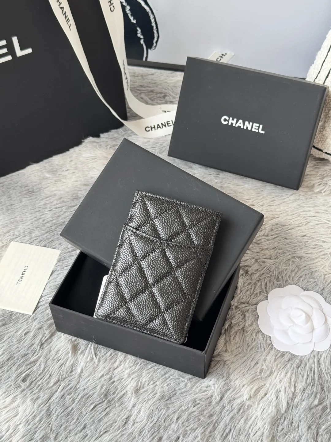 Chanel AP0223 Ultra Mini Lambskin Cardholder - Detail view 3