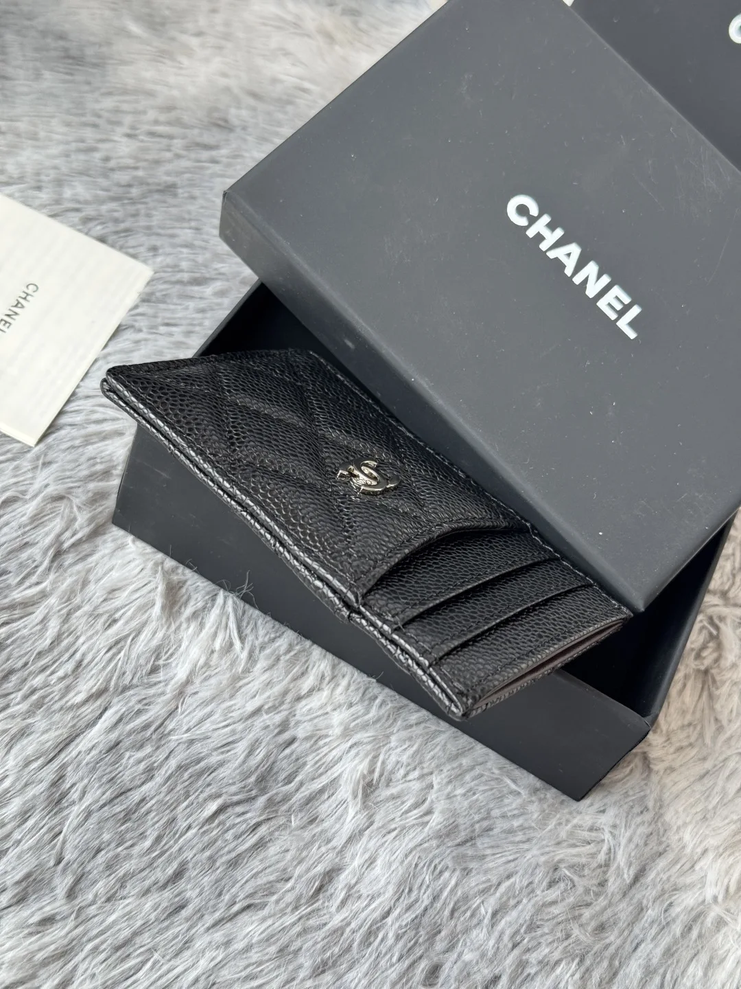 Chanel AP0223 Ultra Mini Lambskin Cardholder - Detail view 4