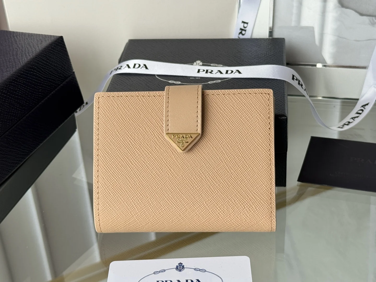 Prada 1MV204 Small Card Holder Wallet - Detail view 2