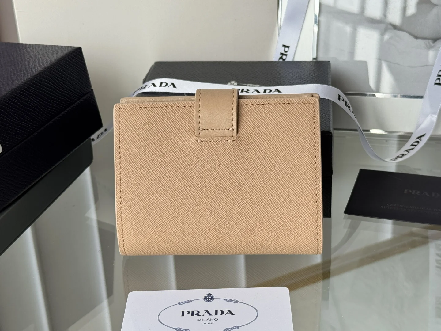Prada 1MV204 Small Card Holder Wallet - Detail view 3