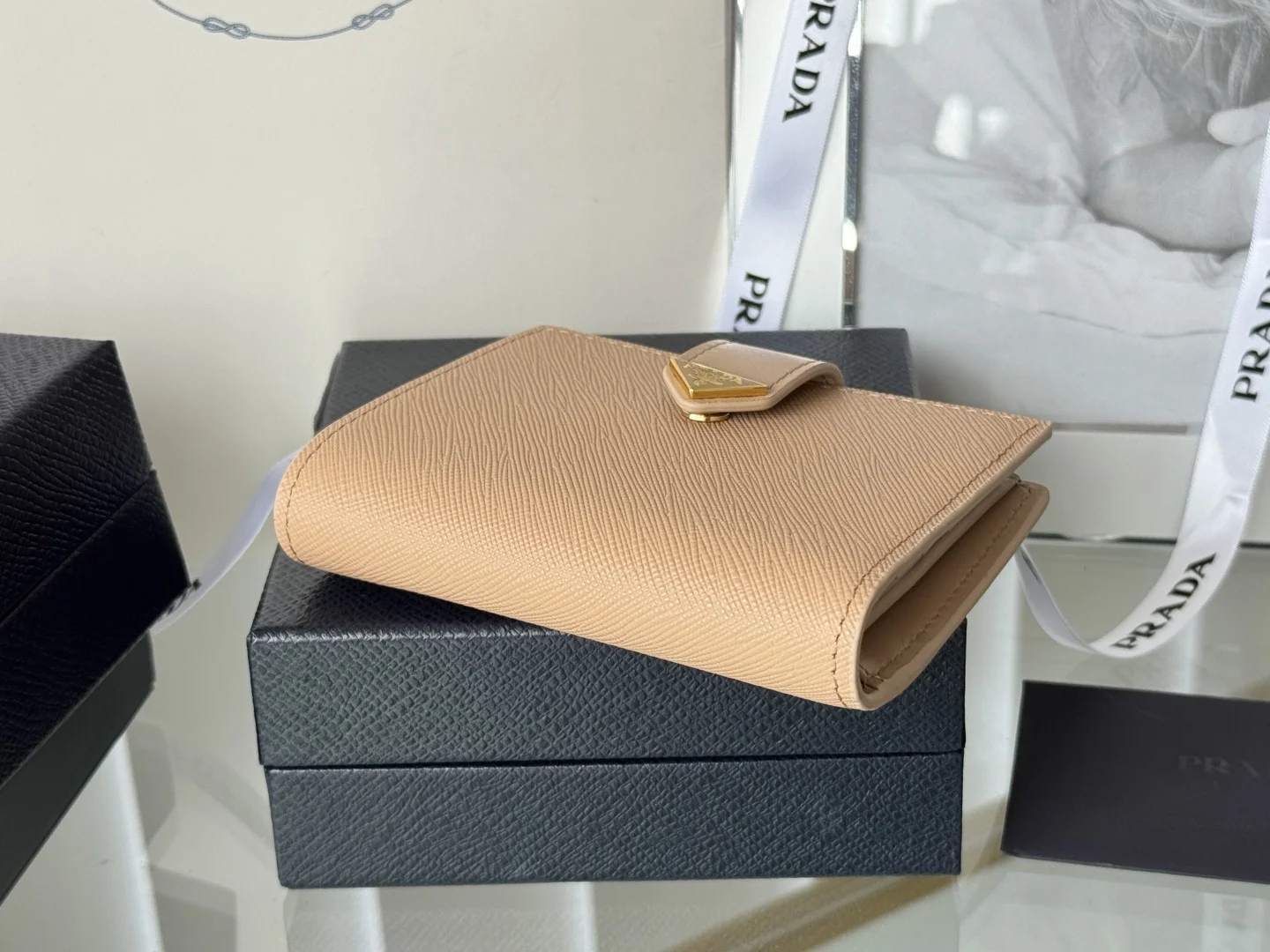 Prada 1MV204 Small Card Holder Wallet - Detail view 5