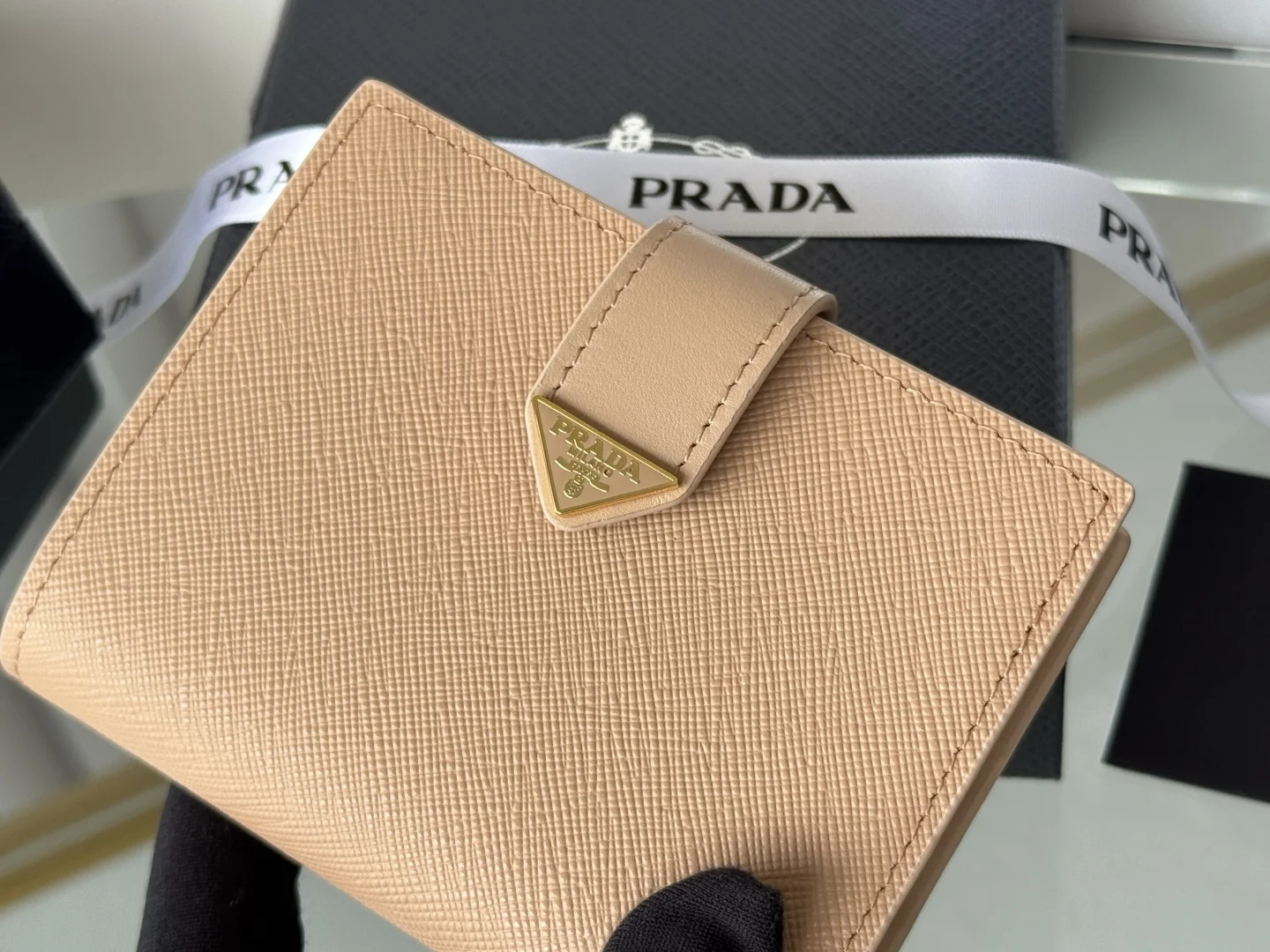 Prada 1MV204 Small Card Holder Wallet - Detail view 6
