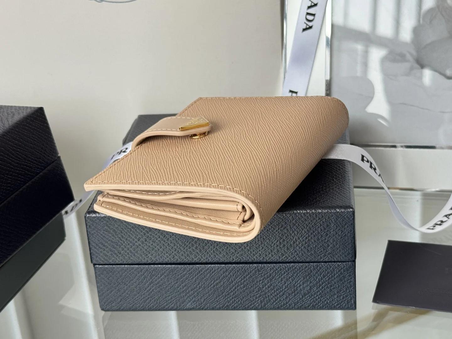 Prada 1MV204 Small Card Holder Wallet - Detail view 7