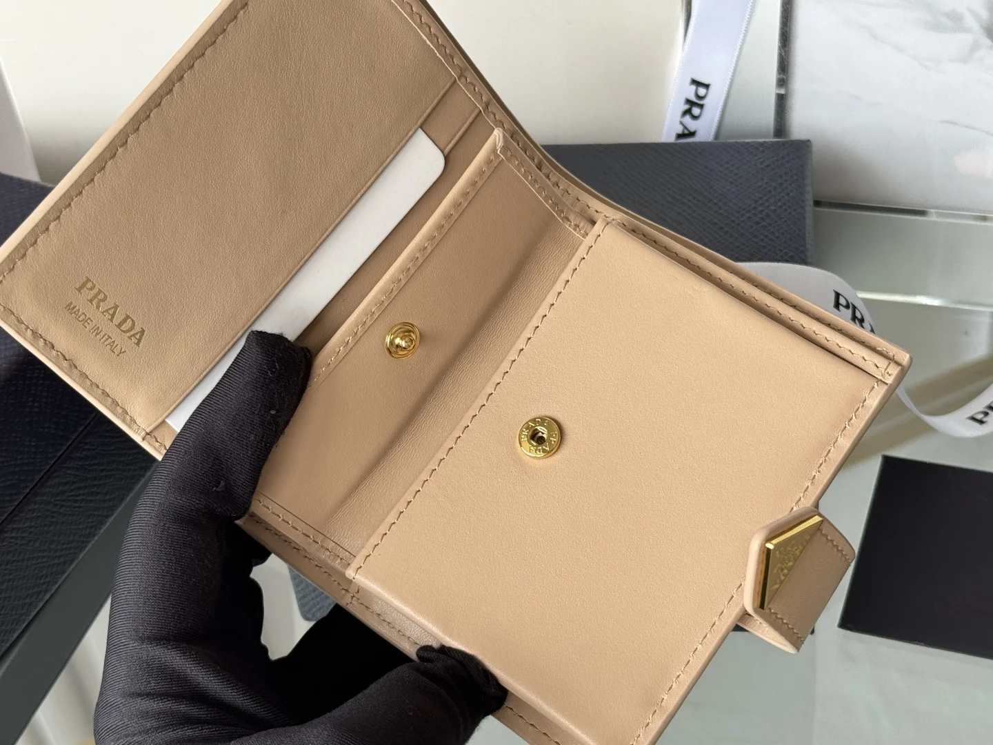 Prada 1MV204 Small Card Holder Wallet - Detail view 11