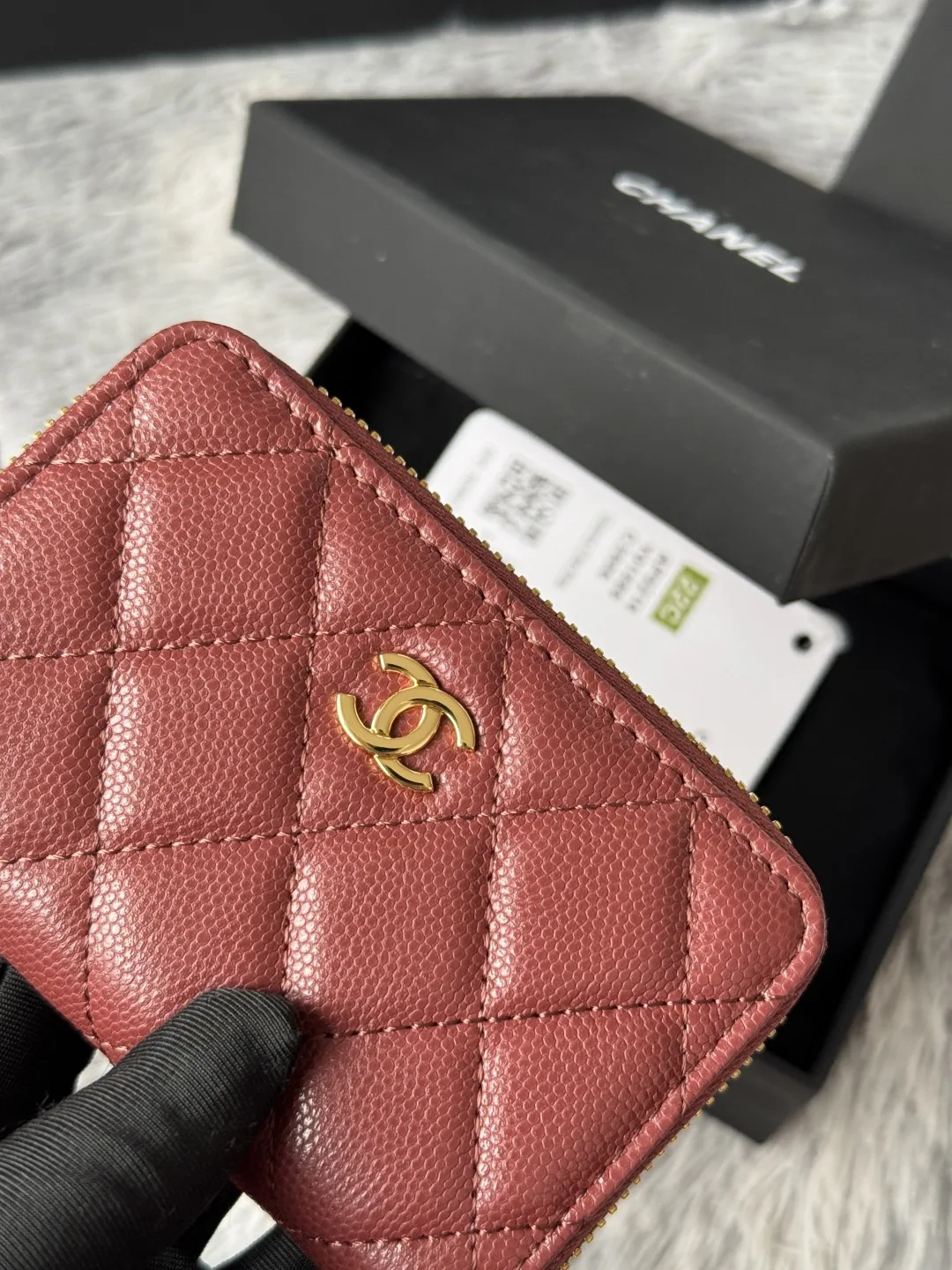 Chanel AP0216 Zipper Coin Purse - Detail view 6