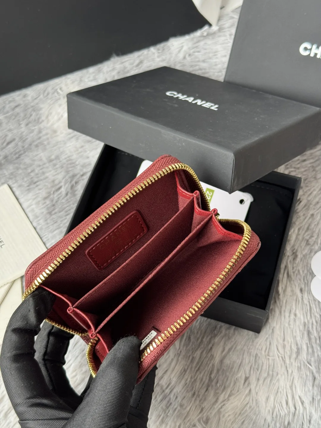 Chanel AP0216 Zipper Coin Purse - Detail view 8