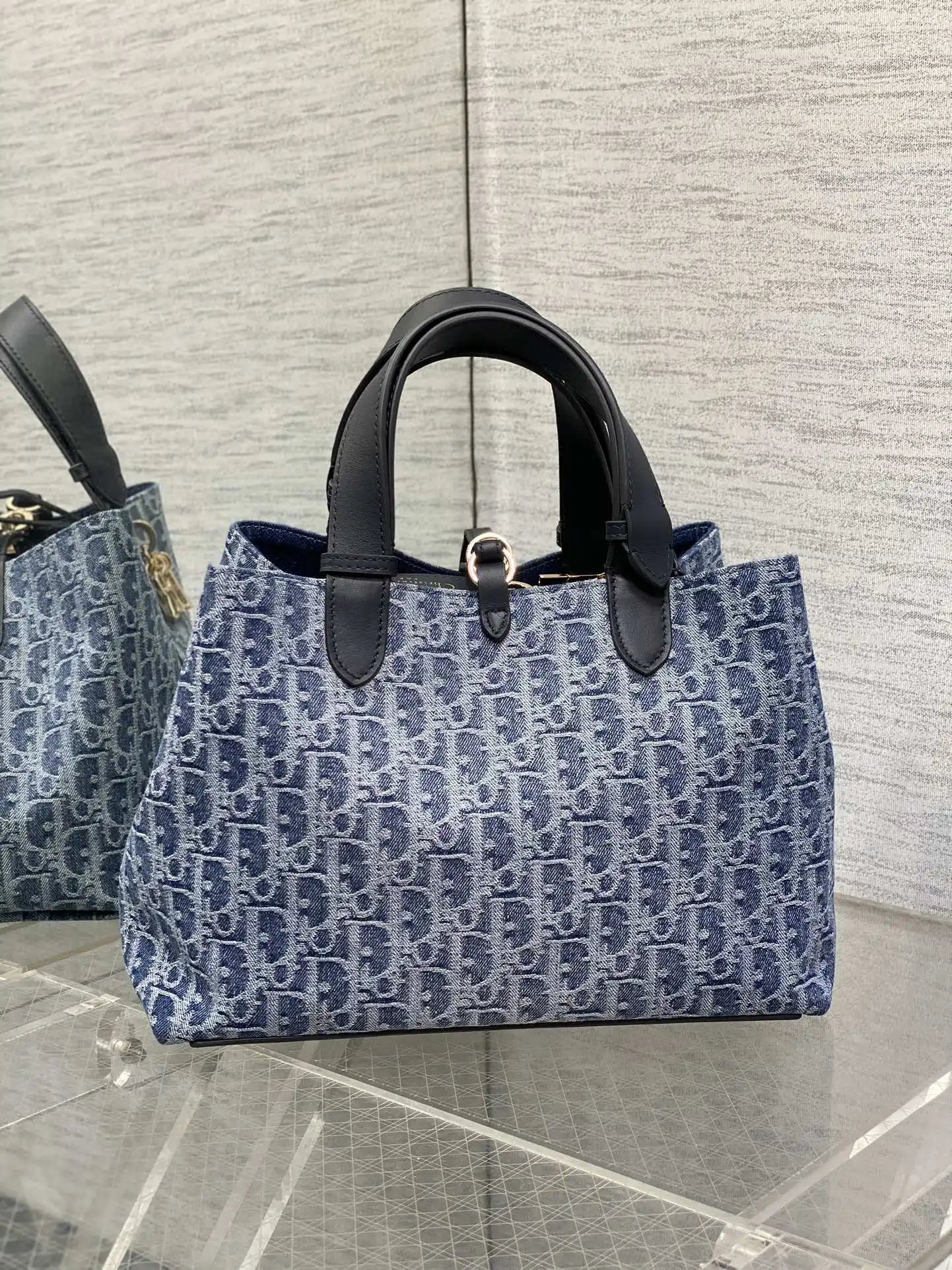 迪奥Toujours丹宁系列 女士手提包 - 细节图 3