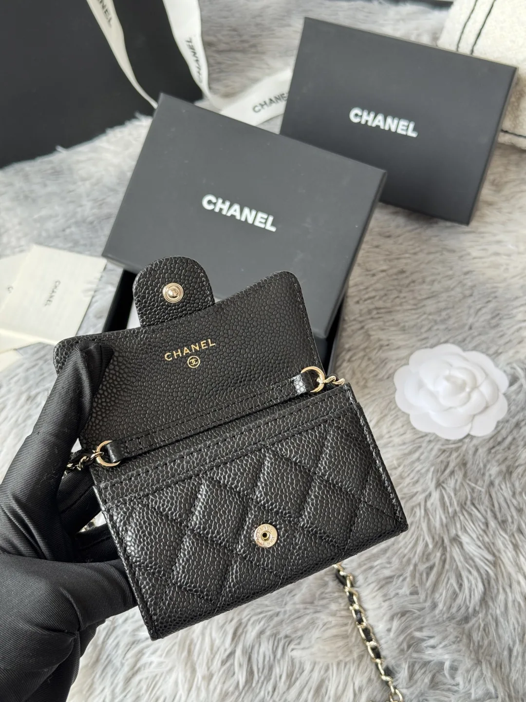 Chanel A81081 New Waist Bag Crossbody Coin Purse - Detail view 6