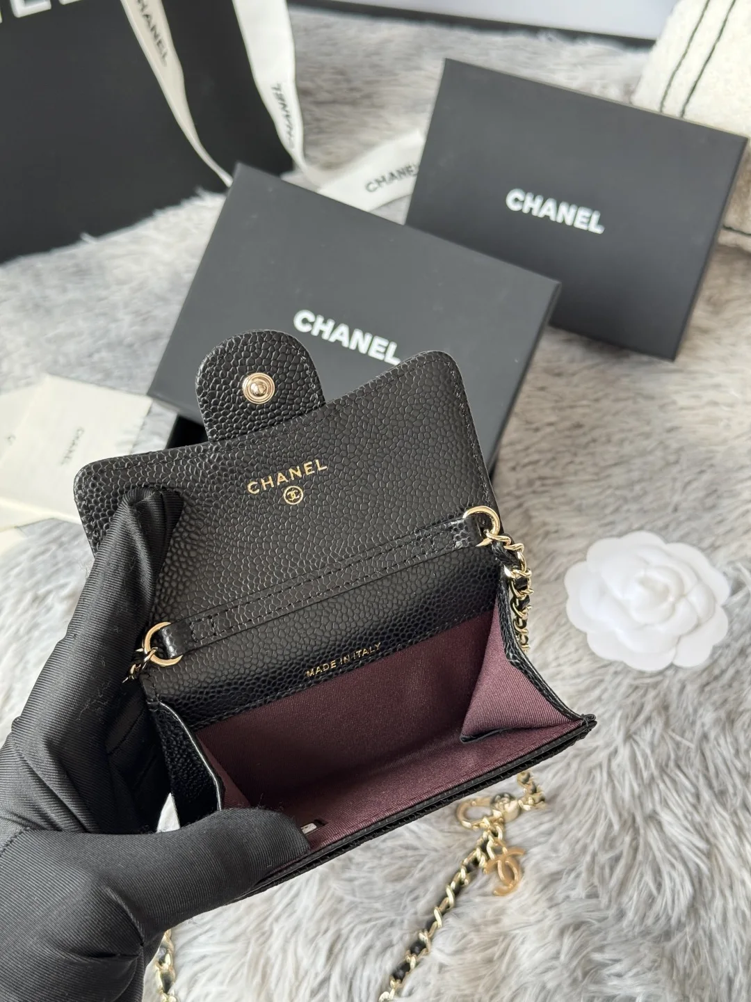 Chanel A81081 New Waist Bag Crossbody Coin Purse - Detail view 7