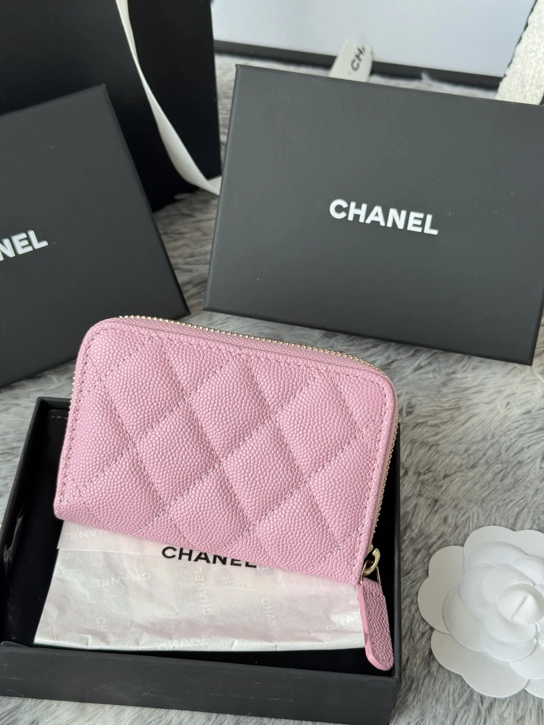 Chanel AP3185 zipper card holder coin purse - Detail view 3