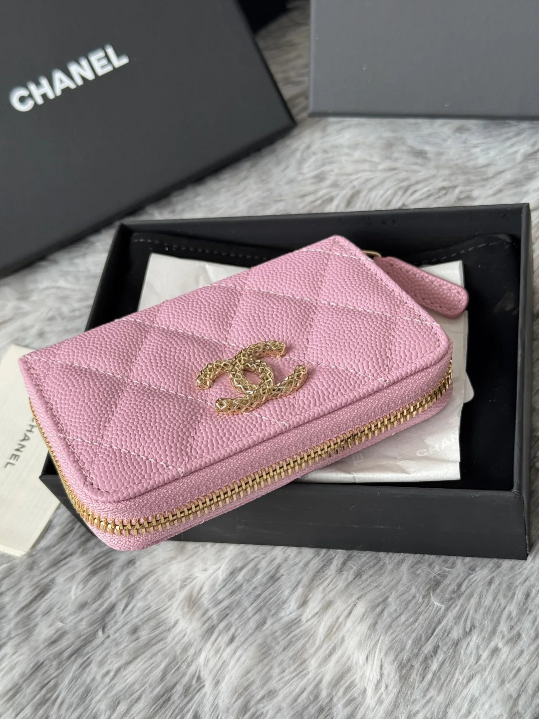 Chanel AP3185 zipper card holder coin purse - Detail view 4