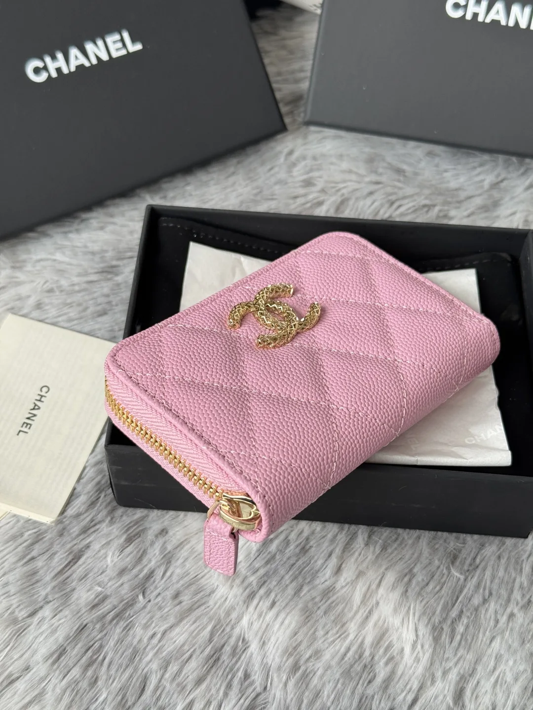 Chanel AP3185 zipper card holder coin purse - Detail view 5