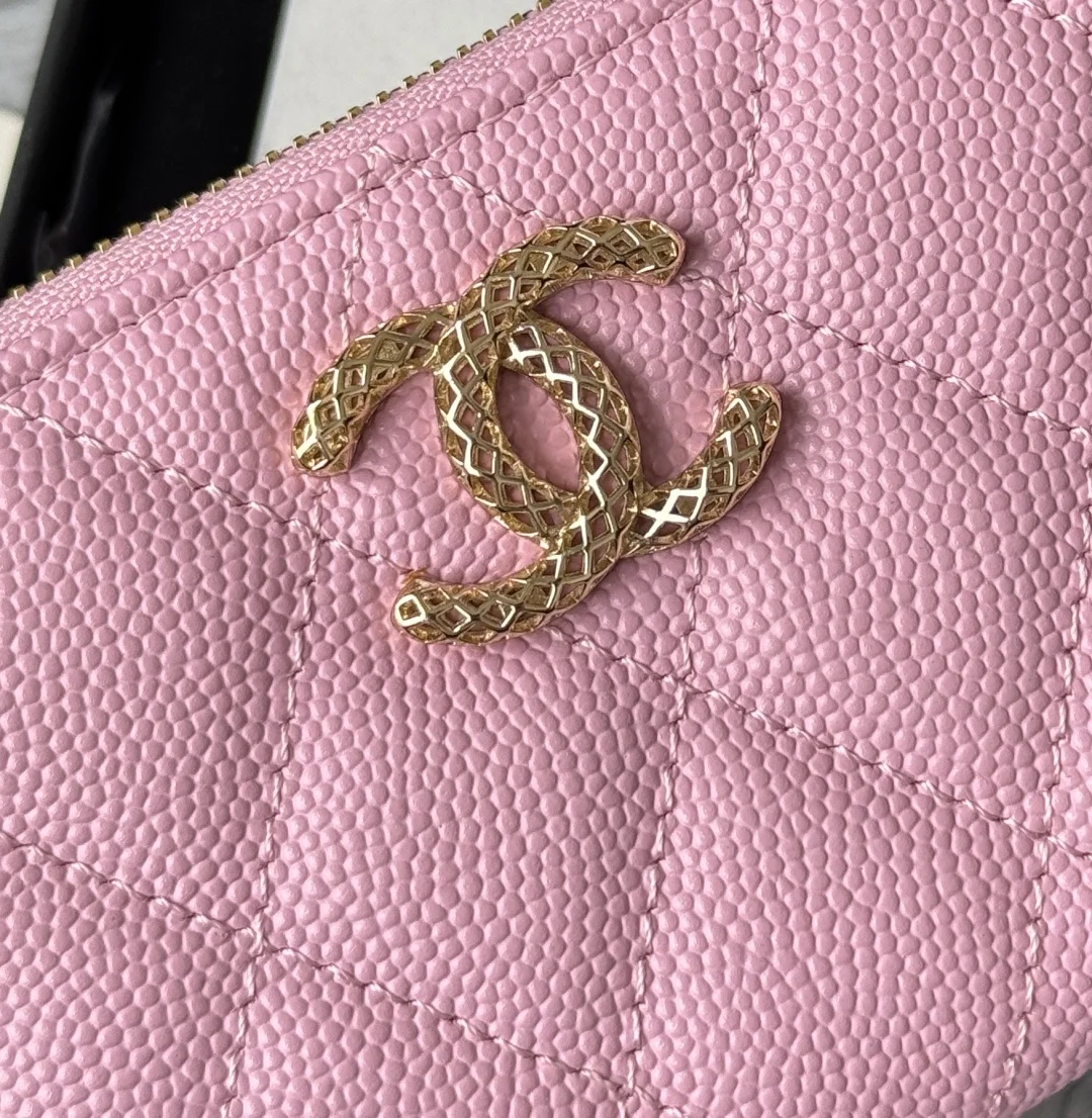 Chanel AP3185 zipper card holder coin purse - Detail view 6