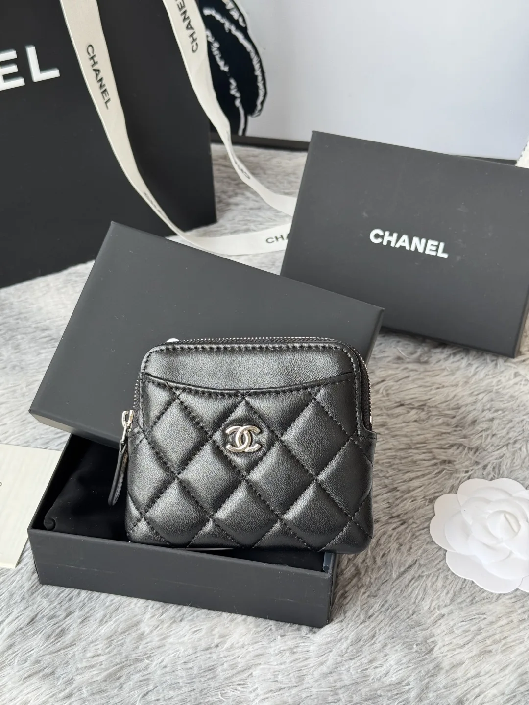 Chanel AP2061 Calfskin Chanel Coin Purse - Detail view 2