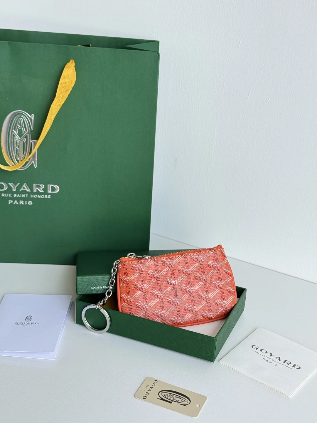 Goyard 3306 Mini Senate Nano Key Bag Coin Purse - Detail view 1