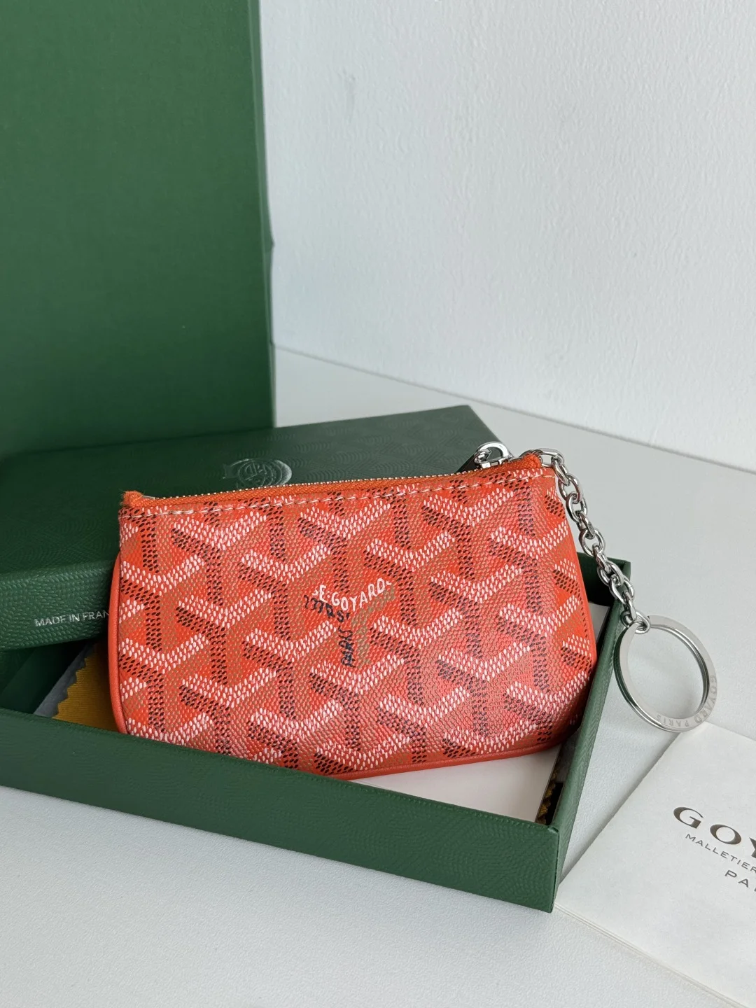Goyard 3306 Mini Senate Nano Key Bag Coin Purse - Detail view 2