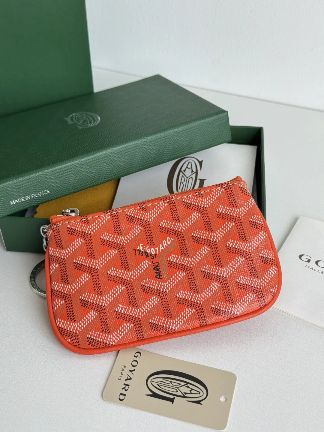 Goyard 3306 Mini Senate Nano Key Bag Coin Purse - Detail view 3