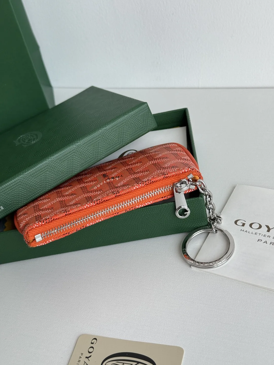 Goyard 3306 Mini Senate Nano Key Bag Coin Purse - Detail view 4