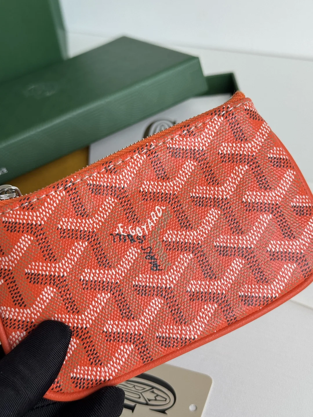 Goyard 3306 Mini Senate Nano Key Bag Coin Purse - Detail view 6