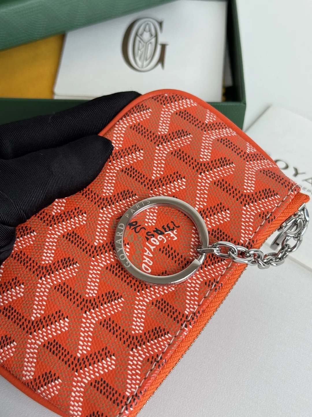 Goyard 3306 Mini Senate Nano Key Bag Coin Purse - Detail view 7