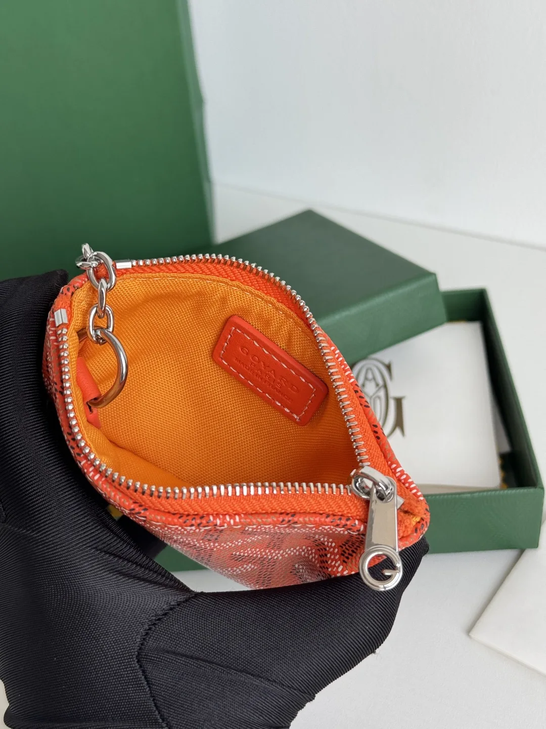 Goyard 3306 Mini Senate Nano Key Bag Coin Purse - Detail view 8
