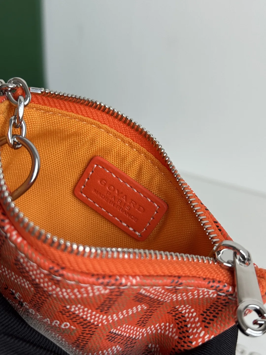 Goyard 3306 Mini Senate Nano Key Bag Coin Purse - Detail view 9