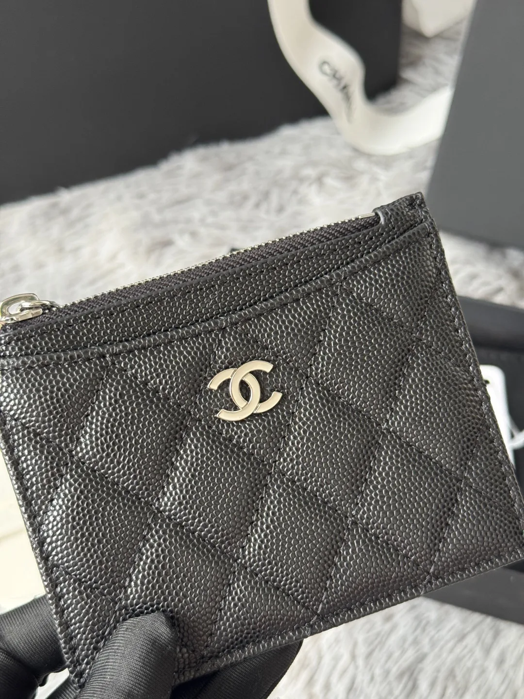 Chanel A84105 Single Card Holder - Detail view 7